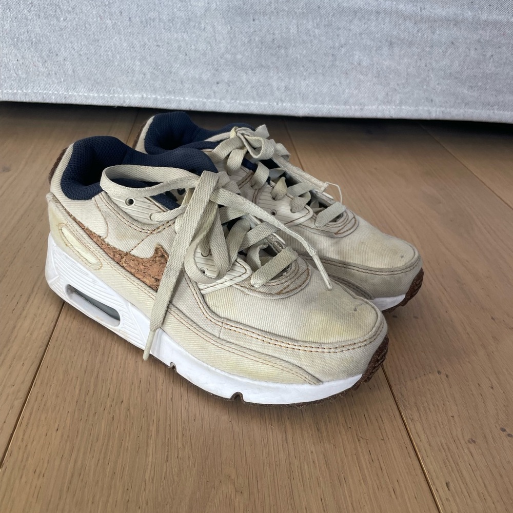 Air Max 90 SE AI Fig 5 Cork - Coconut Milk' - Kids Size 1.5Y